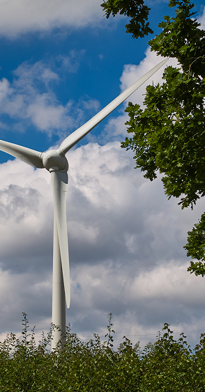 Wind turbine at a Smart Grid site